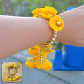 Haldi Kada Bracelet – Traditional Floral Wrist Accessory for Festive Occasions