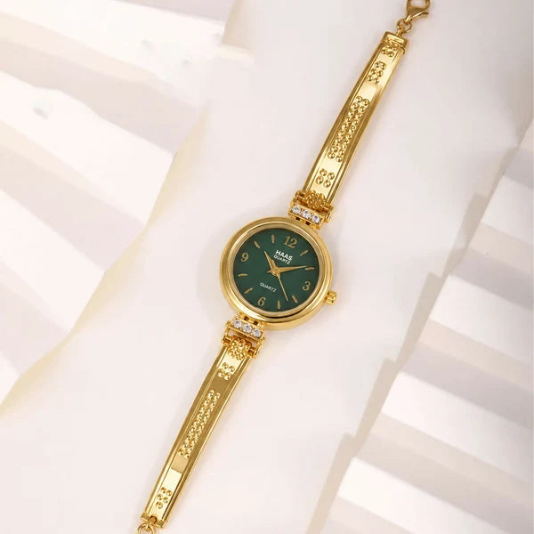 Gold Plated Bracelet Watch