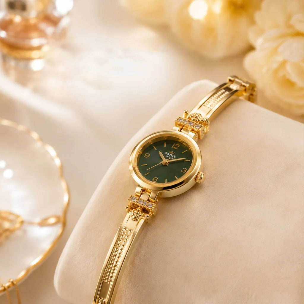 Gold Plated Bracelet Watch
