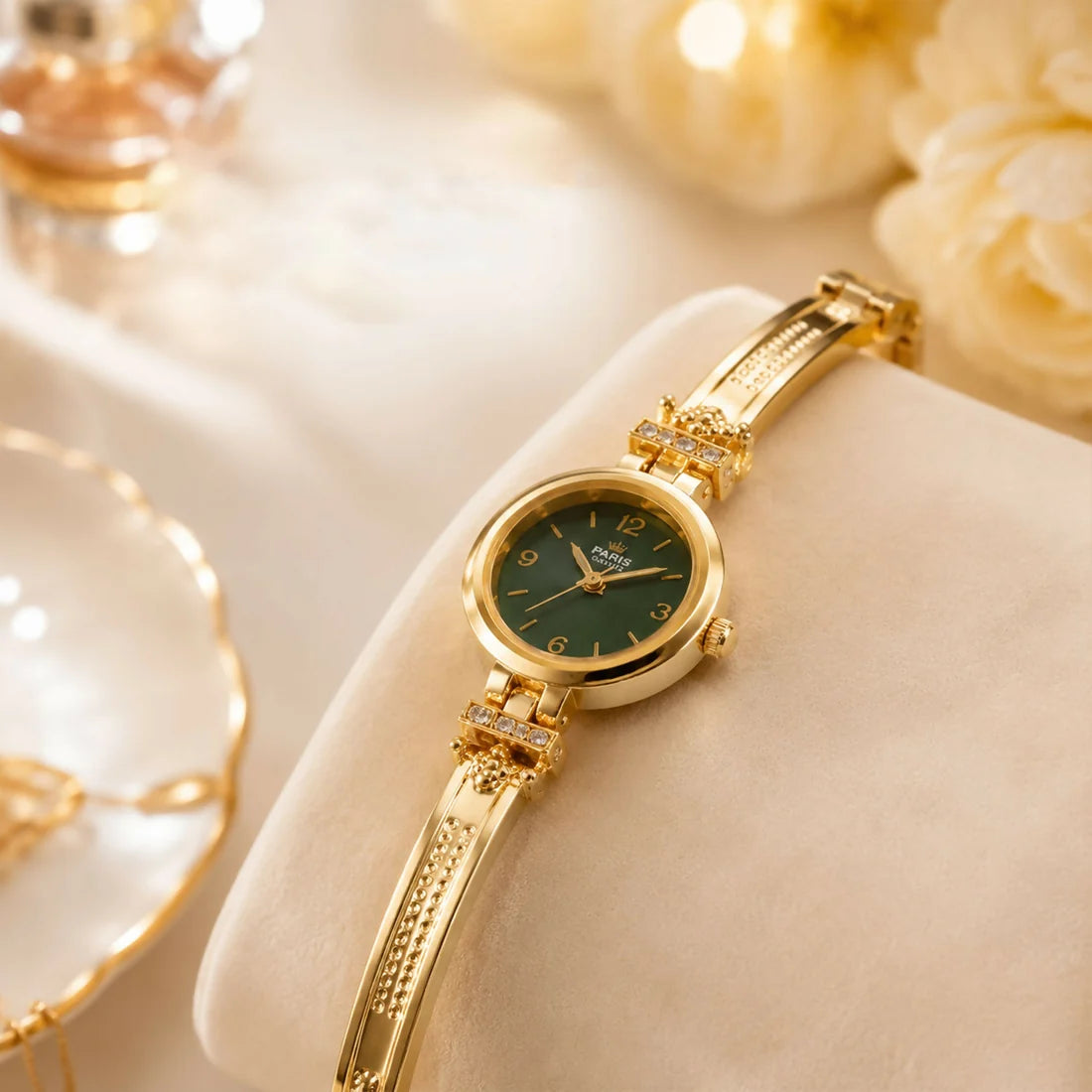 Gold Plated Bracelet Watch