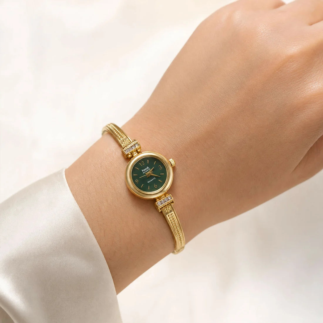 Gold Plated Bracelet Watch
